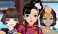 Habillage de beautés asiatiques gratuit sur Jeu.org