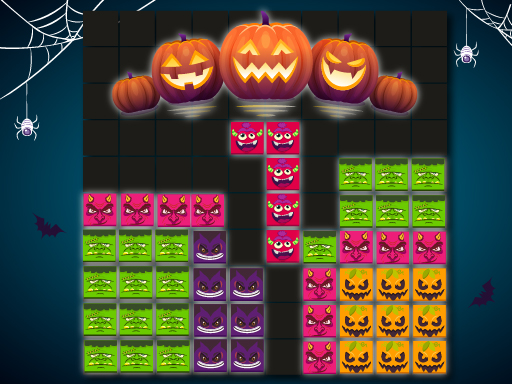 Blocs Puzzle Halloween gratuit sur Jeu.org