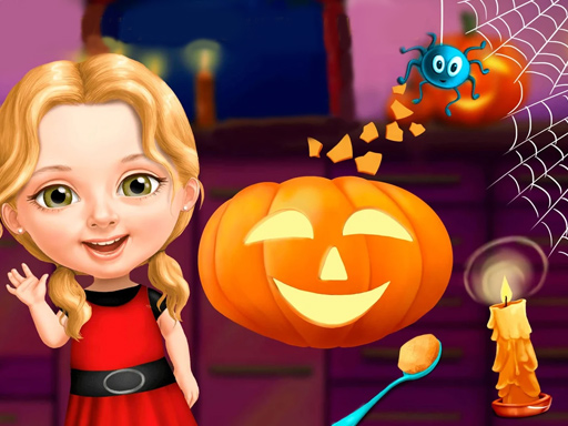 Douce bébé fille Halloween amusant gratuit sur Jeu.org