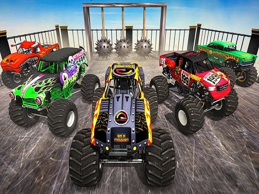 Monster Truck Impossible Stunt Track gratuit sur Jeu.org