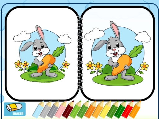 Coloriage de Pâques gratuit sur Jeu.org