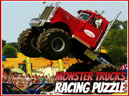 Puzzle de course Monster Trucks gratuit sur Jeu.org