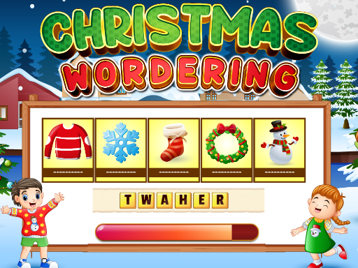 Wordering de Noël gratuit sur Jeu.org