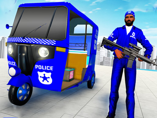 Police Auto Rickshaw Taxi Jeu gratuit sur Jeu.org