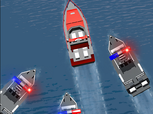 Chasse en bateau de police gratuit sur Jeu.org