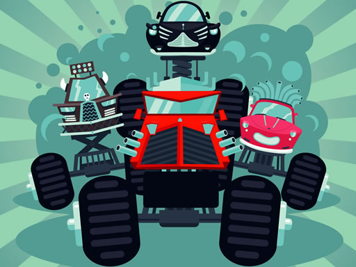 Mémoire Crazy Monster Trucks gratuit sur Jeu.org