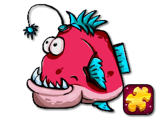 Puzzles mignons de Piranha gratuit sur Jeu.org